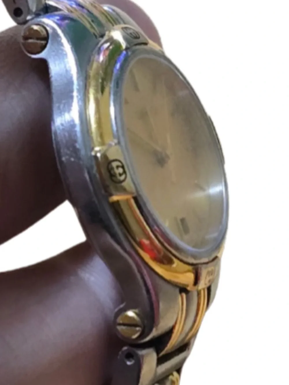 Vintage 90’s Gucci 9040L Two-Tone Swiss Quartz Ladies Watch - Gold Dial